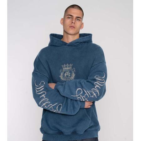 Multiply Apparel - Royalty - Oversized hoodie in blauw