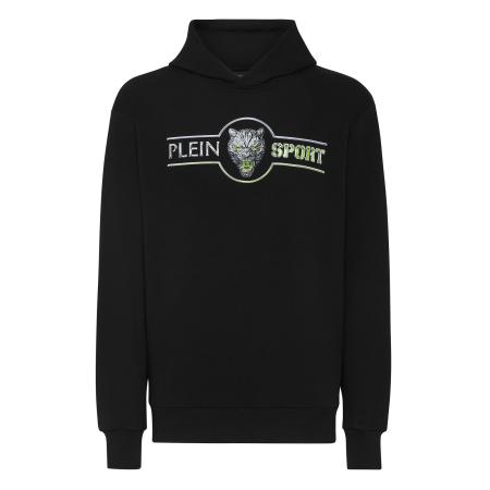 Plein Sport Plein Sport Sweatshirt grijs / limoen / zwart / wit