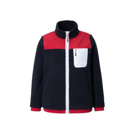 Ulla Popken Ulla Popken Sweatvest nachtblauw / rood / wit