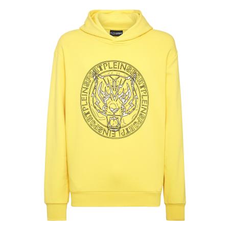 Plein Sport Plein Sport Sweatshirt Tiger geel / grijs / zwart