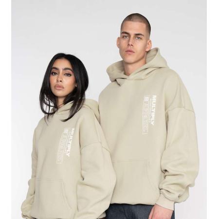 Multiply Apparel - Wanted - Oversized hoodie in spraygroen-Neutraal