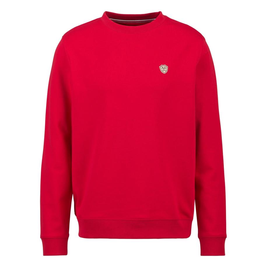 19V69 ITALIA 19V69 ITALIA Sweatshirt Nico bloedrood -