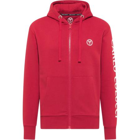 carlo colucci Carlo Colucci Sweatvest Corrarati rood / wit