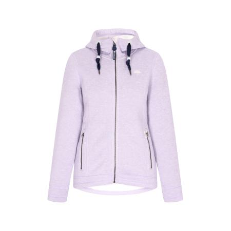 Schmuddelwedda Schmuddelwedda Fleece jas lila / zwart / wit