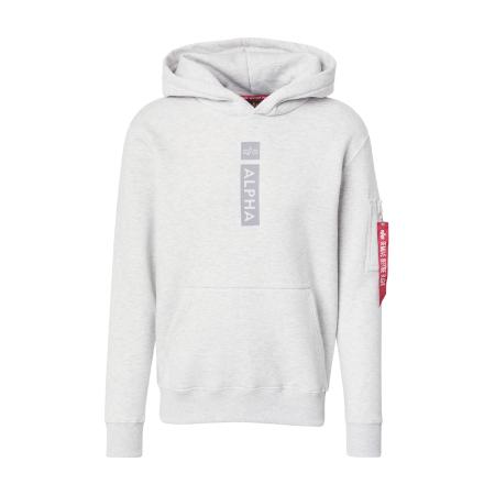 Alpha Industries ALPHA INDUSTRIES Sweatshirt donkergrijs / grijs gemêleerd / rood