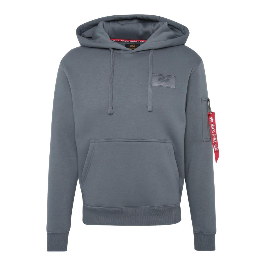 Alpha Industries ALPHA INDUSTRIES Sweatshirt smoky blue / pasteelgeel / bloedrood / wit -