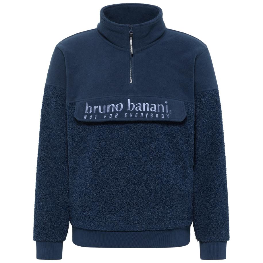 Bruno Banani Bruno Banani Sweatshirt Cash lichtgrijs / petrol -
