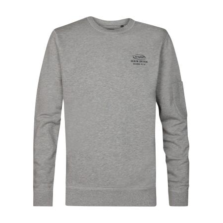 Petrol Industries Petrol Industries Sweatshirt grijs gemêleerd / zwart