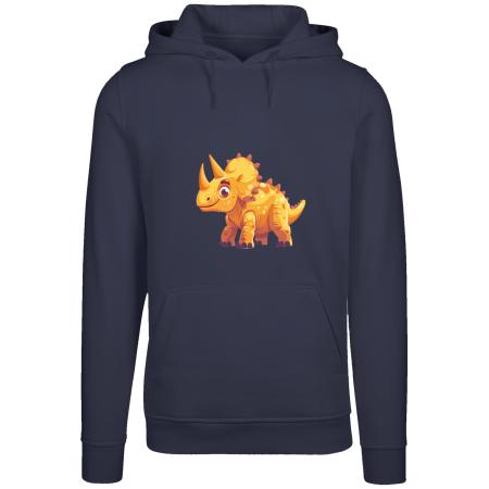 F4NT4STIC Sweatshirt Süßer Triceratops Dinosaurier donkerblauw / kastanjebruin / oranje / donkeroranje
