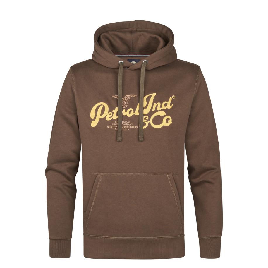 Petrol Industries Petrol Industries Sweatshirt Kennewick bruin / lichtgeel -