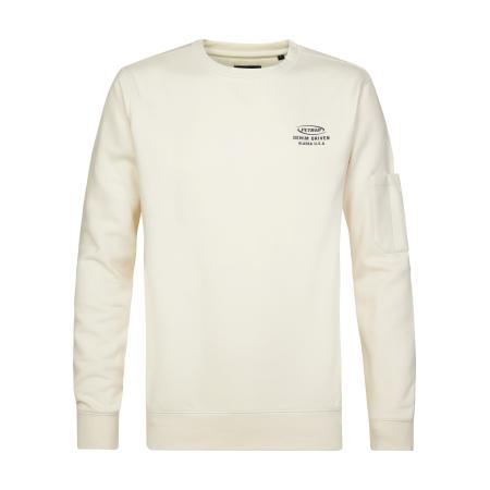 Petrol Industries Petrol Industries Sweatshirt zwart / wit