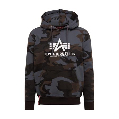 Alpha Industries ALPHA INDUSTRIES Sweatshirt bruin / grijs / zwart / wit