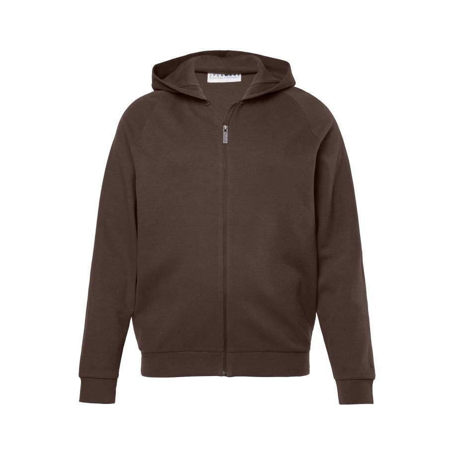 JP1880 JP1880 Sweatvest donkerbruin -