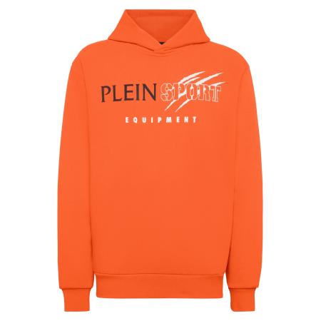 Plein Sport Plein Sport Sweatshirt Scratch oranje / zwart / wit