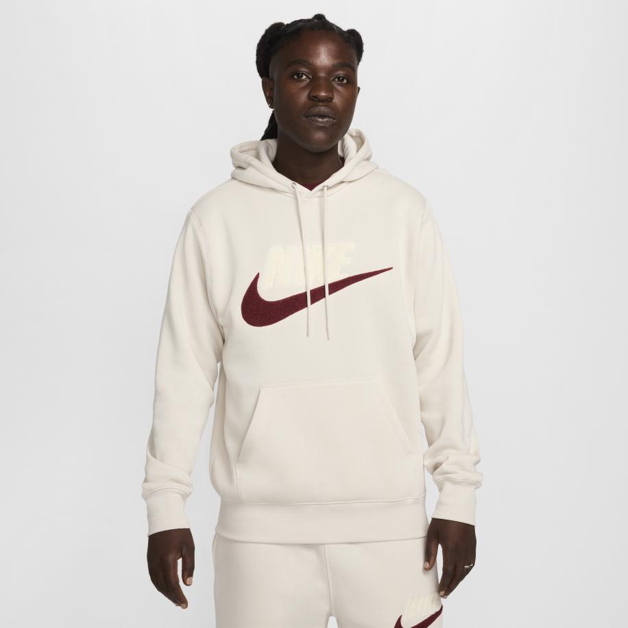 Nike Club Fleece Hoodie voor heren - Bruin Bruin