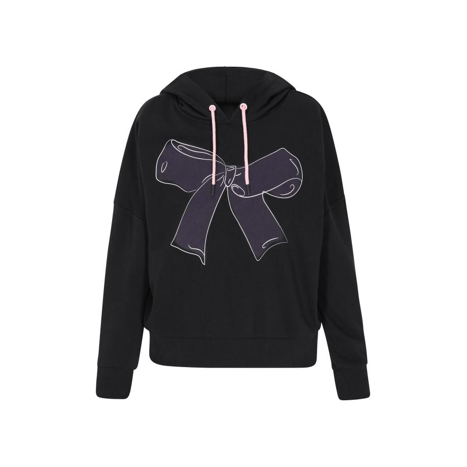 MYMO MYMO Sweatshirt Back to School donkerlila / rosa / zwart -