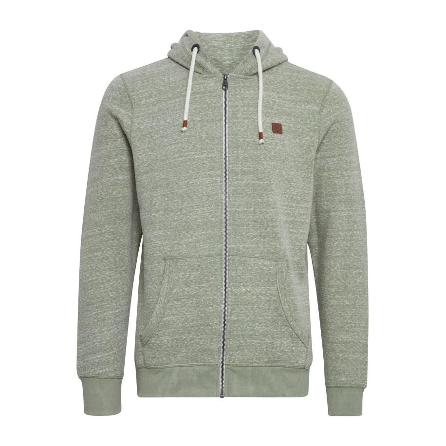 11 Project 11 Project Sweatvest Jarne bruin / groen / wit -