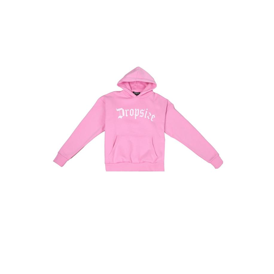 Dropsize Sweatshirt pink / wit Roze