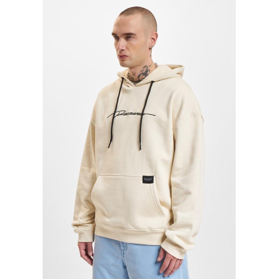 ROCAWEAR Sweatshirt Howard zwart / offwhite Wit