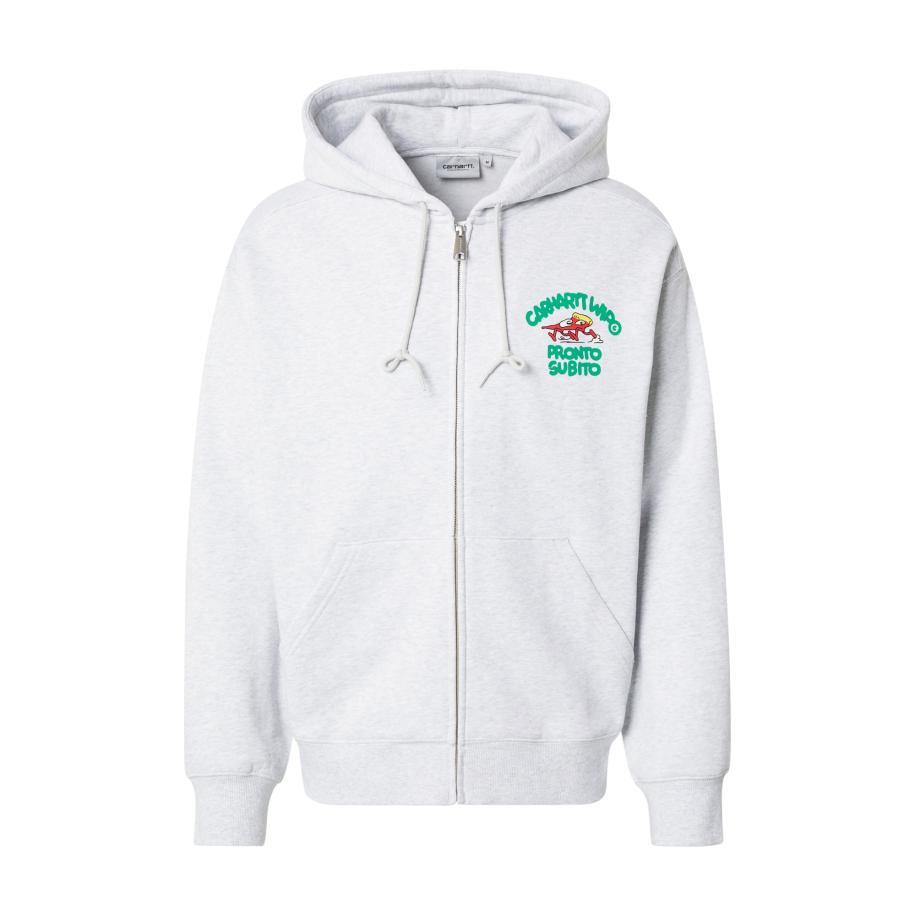 Carhartt WIP Carhartt WIP Sweatvest Pronto geel / grijs gemêleerd / limoen / rood -