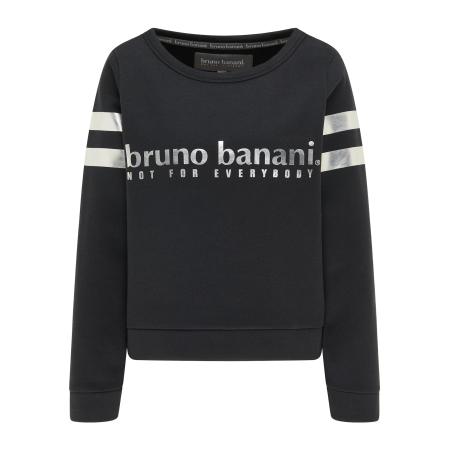 Bruno Banani Bruno Banani Sweatshirt Griffin zwart / zilver