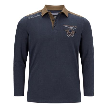 jan vanderstorm Jan Vanderstorm Sweatshirt Baldrek navy / bruin