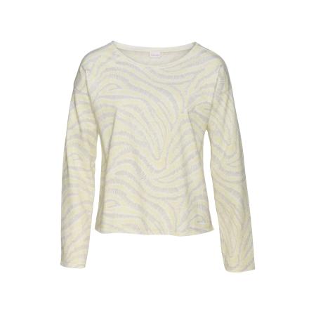 Lascana LASCANA Sweatshirt crème / geel / greige
