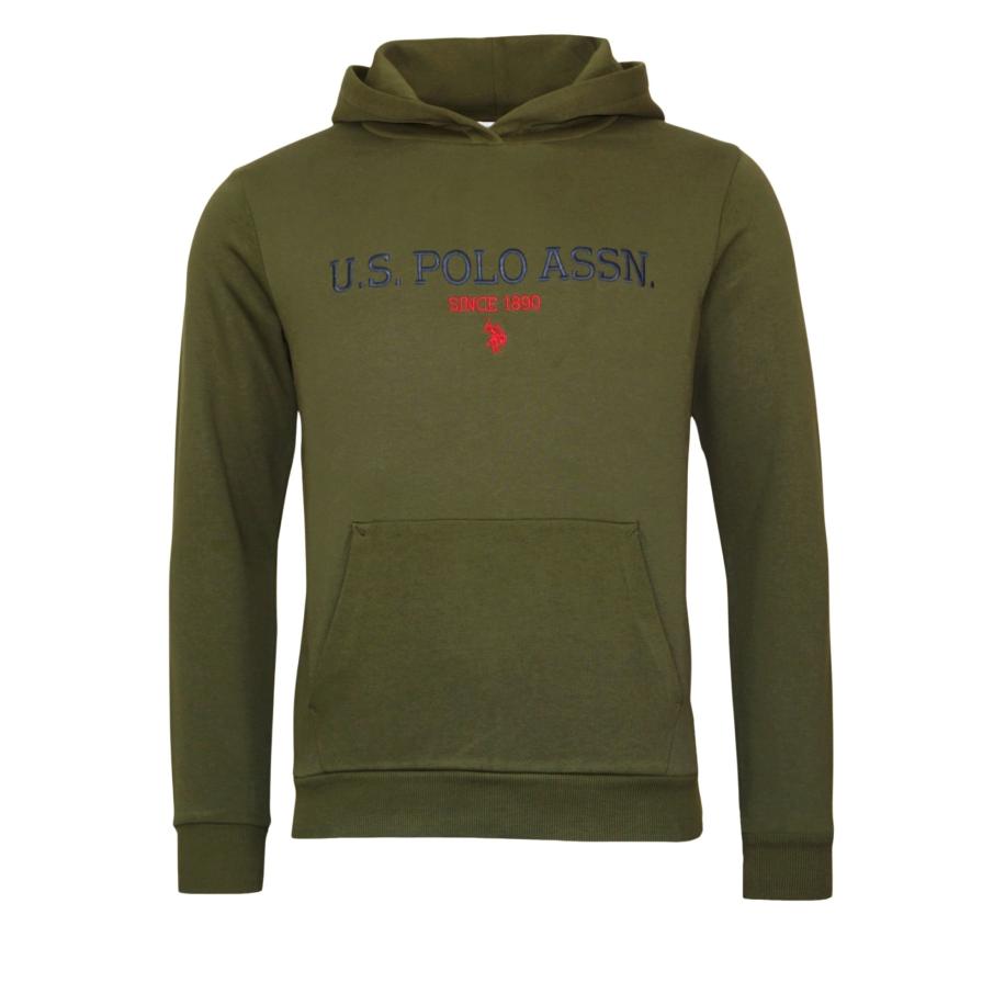 U.S. Polo Assn. U.S. POLO ASSN. Sweatshirt navy / olijfgroen / vuurrood -