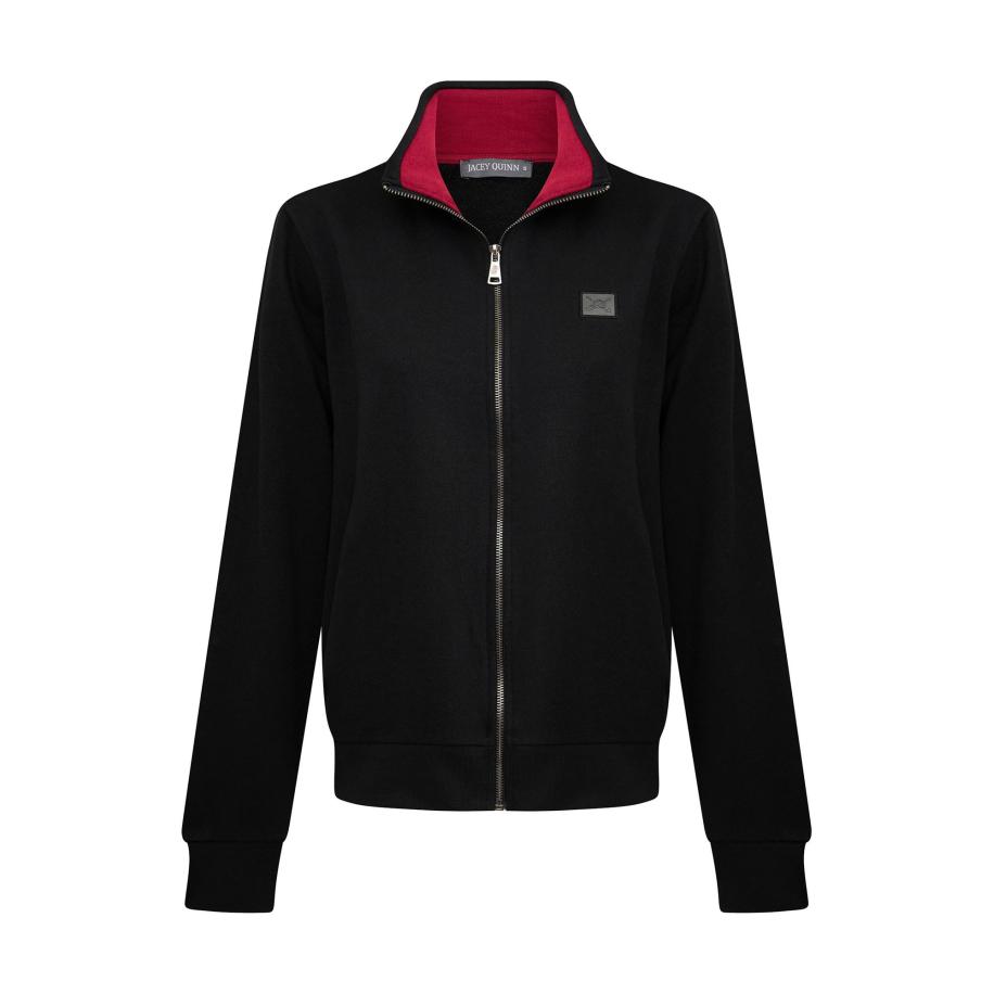 Jacey Quinn Jacey Quinn Sweatvest zwart -