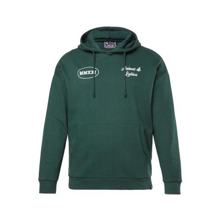 STHUGE STHUGE Sweatshirt donkergroen / wit