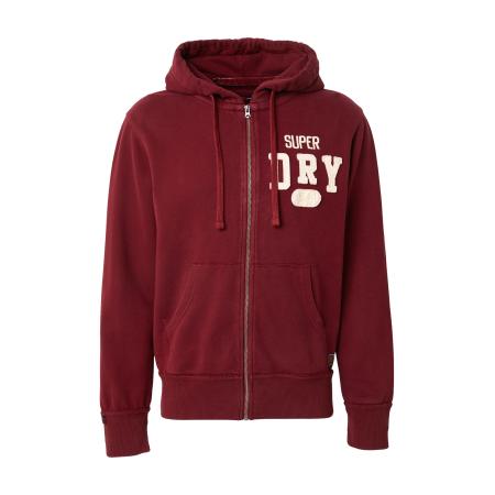 Superdry Sweatvest marine / bourgogne / wit