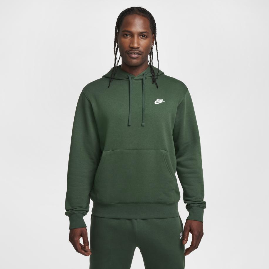 Nike Club Fleece Hoodie - Groen Groen