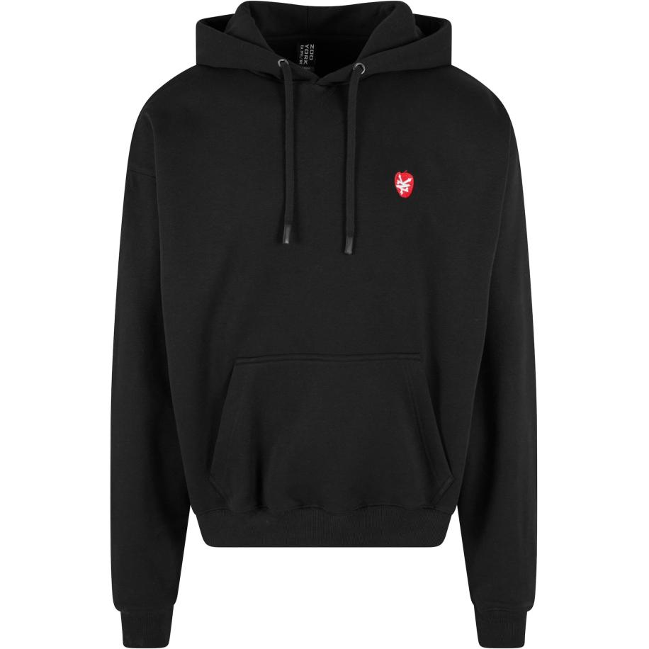 ZOO YORK Sweatshirt rood / zwart / wit Zwart