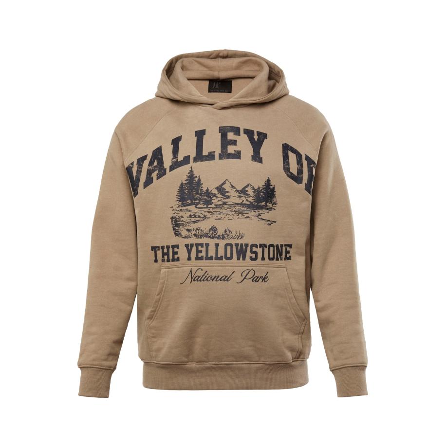 JP1880 JP1880 Sweatshirt donkerbeige / zwart -