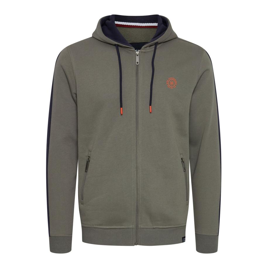 FQ1924 FQ1924 Sweatvest roestbruin / olijfgroen / donkergroen / zwart -