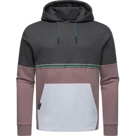 Ragwear Ragwear Sweatshirt lichtgrijs / mauve / zwart