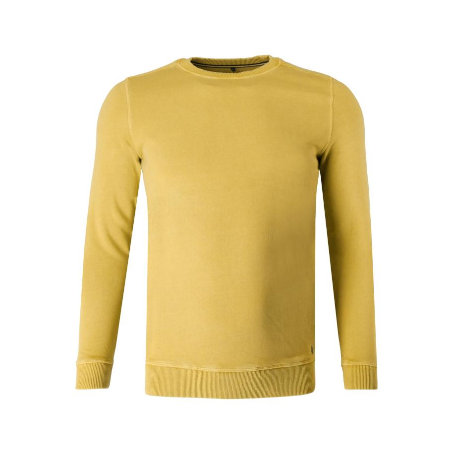 Marvelis Casual Sweatshirt ronde hals maïs, Effen Geel