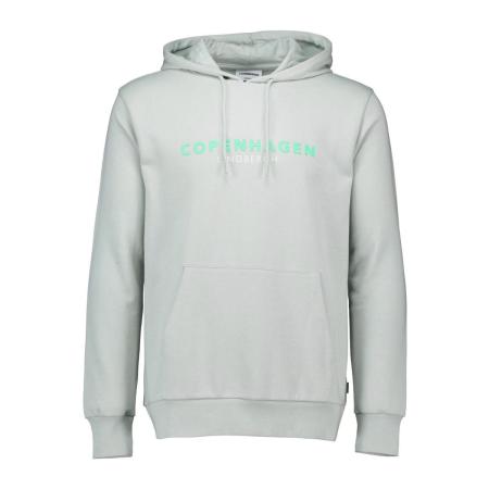 Lindbergh Hooded Sweatshirt lichtgrijs, Bedrukt