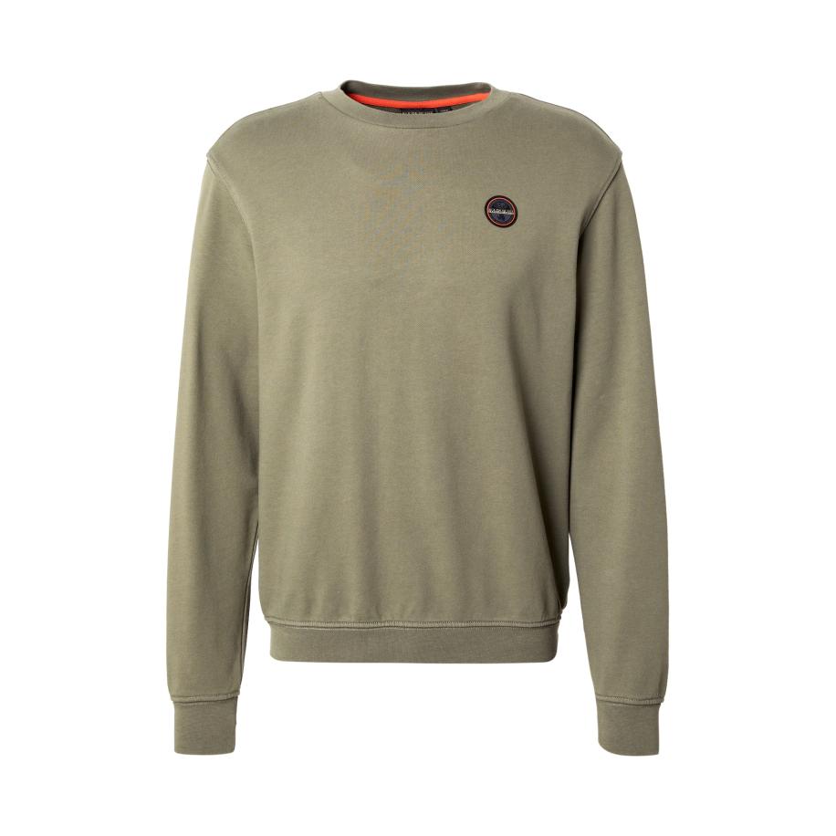 Napapijri NAPAPIJRI Sweatshirt B-BADGE lichtblauw / cranberry / zwart -