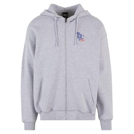 K1X K1X Sweatvest blauw / grijs gemêleerd / oranje