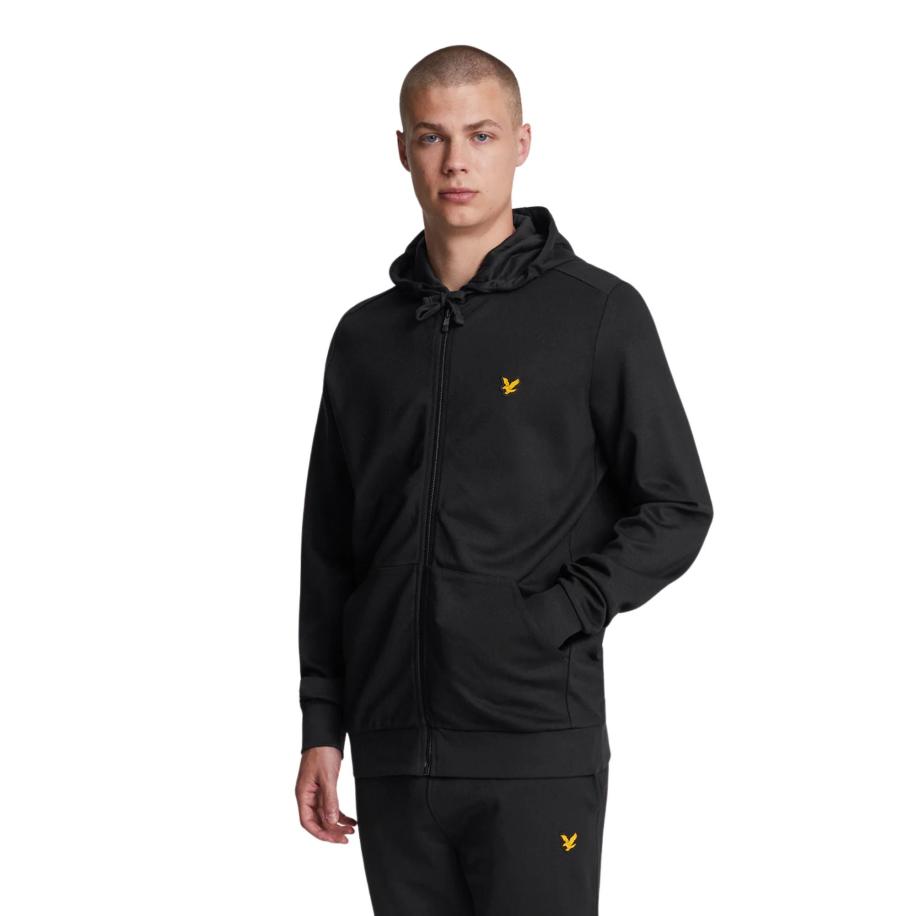 Lyle & Scott Full-Zip Hoodie Zwart