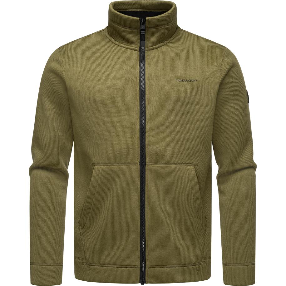 Ragwear Ragwear Sweatvest Fabbian olijfgroen / zwart -