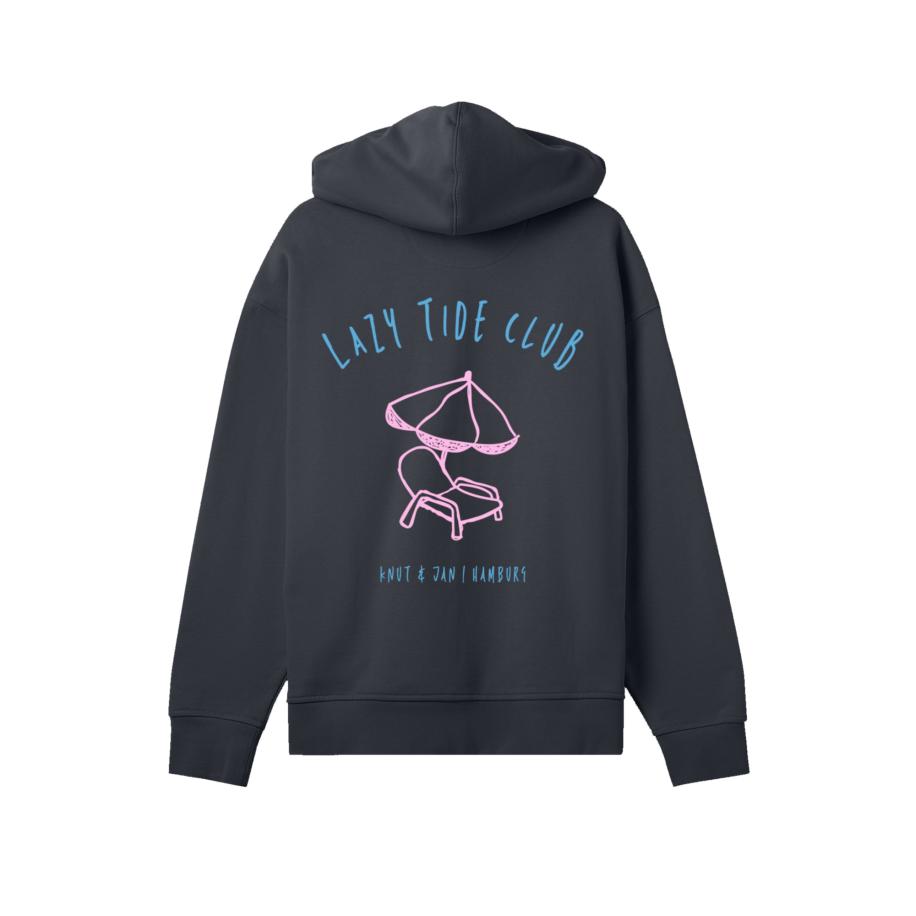 F4NT4STIC F4NT4STIC Sweatshirt Knut und Jan Scribble Logo lichtblauw / rosa / zwart -