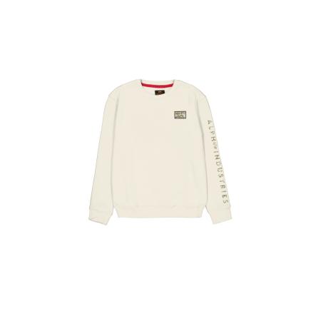 Alpha Industries ALPHA INDUSTRIES Sweatshirt ecru / kaki / olijfgroen