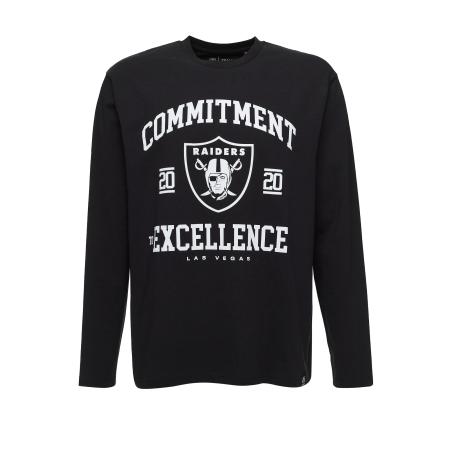 Recovered Recovered Sweatshirt NFL Raiders Commitment To Excellence Relaxed zwart