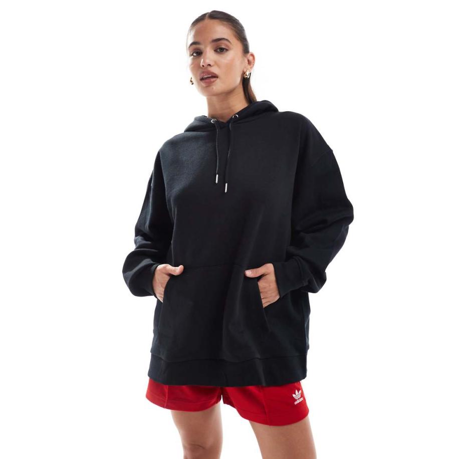 ASOS DESIGN Oversized hoodie in zwart Zwart