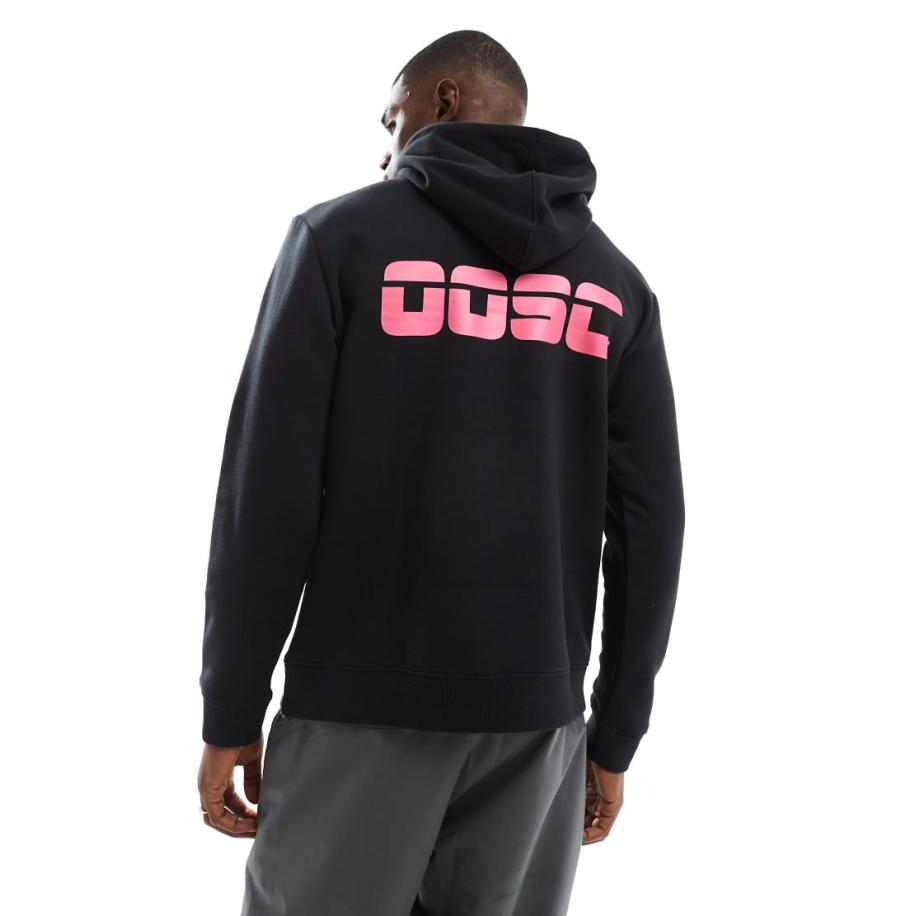 OOSC Retro Hoodie in zwart Zwart
