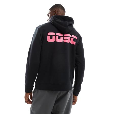 OOSC Retro Hoodie in zwart