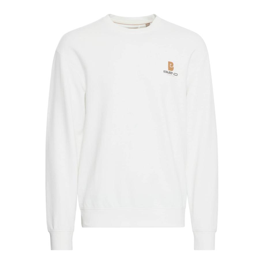 Blend BLEND Sweatshirt Brody bruin / wit -