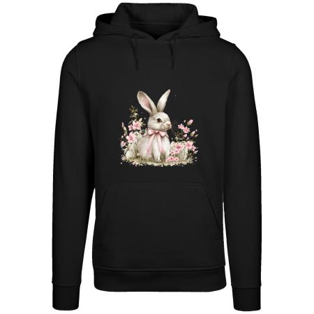 F4NT4STIC F4NT4STIC Sweatshirt Niedlicher Osterhase mit Blumen gemengde kleuren / zwart